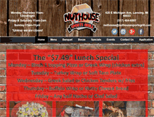 Tablet Screenshot of nuthousesportsgrill.com